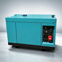 Générateur silencieux 10 kW, station d'alimentation portable pour la maison, le camping, la construction, l'alimentation d'urgence