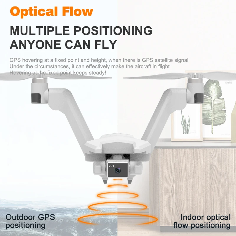 L100 Drone, Optical Flow MULTIPLE POSITIONING ANYONE CAN F