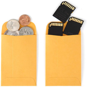 <span class=keywords><strong>Sobres</strong></span> <span class=keywords><strong>de</strong></span> Papel Kraft Marrón Ecológicos con Impresión <span class=keywords><strong>de</strong></span> Logotipo Personalizado para Empacar Monedas, Hierbas y Semillas - Product Image 3