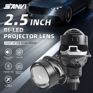 Vente en gros de nouveaux projecteurs LED S5-1, éclairage 54W 58W 6000K, faisceau haut et bas, phares à lentille bi-LED - Product Image 3