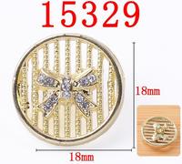 Kancing Bunga Bulat Retro Fashion Desain Baru dari Paduan Logam, Kancing Berhias Berlian Imitasi, Kancing Kristal Mutiara untuk Dekorasi Gaun