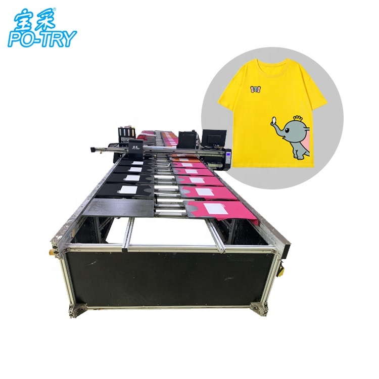 Numérique DTG imprimante t-shirt machine d'impression imprimante à jet d'encre avec 2 tête d'impression