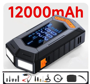 <span class=keywords><strong>2025</strong></span> New Arrival Đa Chức Năng Xe Nhảy Khởi Động 3in1 Máy Nén Khí Xách Tay Xe Pin Sạc Và Lốp Inflator - Product Image 2