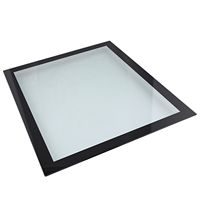 Panneaux en verre trempé solide sur mesure pour portes de fours, utilisation dans les bâtiments/serres et les appareils électroménagers