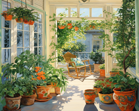 Chenistory diamant peinture maison plante Kit complet broderie paysage bricolage passe-temps fait à la main cadeau mur Art photo