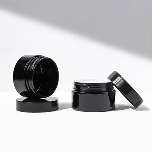 ขวดเครื่องสำอางสีดำเงา ขวดพลาสติกทรงกระบอกฝาเกลียว ขวดพลาสติกเปล่าสำหรับเครื่องสำอาง ขวดเครื่องสำอางวัสดุ PP - Product Image 4