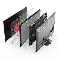 Televisor Inteligente CRT de 85 Pulgadas, 4K, 60Hz, Marco Negro, con Android 14, Función WiFi/USB DLNA, WiFi Comercial