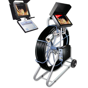 CAMERA CANALE 6030 COLOR DA 70 - CA. 500 MM, MONITOR LED 8", INCLUSO MASCHERAMENTO DEL METRO, INCLUSO IMMAGINE AUTO-LIVELLANTE, - Product Image 1