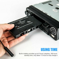 Adaptador de Audio para Coche Universal BT 5.0 con Estéreo de Alta Fidelidad, Alimentado por USB para Teléfonos Inteligentes y Audio de Coche
