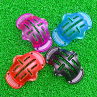 Outil de marquage en forme de croix pour balles de golf, 4 couleurs, aide à l'alignement pour une précision de putting accrue, accessoires de golf en plastique avec gabarit de précision