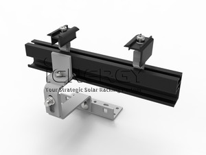 Struttura di Montaggio per Pannelli Solari, Binario in <span class=keywords><strong>Alluminio</strong></span> per Tetti, Kit Solari Completi, Staffa di Montaggio per Pannelli Solari - Product Image 4