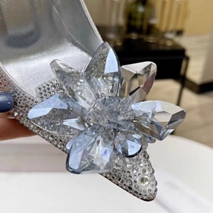 Zapatos de Novia de Alta Calidad, Elegantes y Sensuales para Mujer, Estilo Zapatilla de Cristal de Cenicienta, Tacón Ultra Alto y Fino - Product Image 4