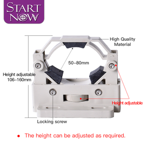 <span class=keywords><strong>Support</strong></span> <span class=keywords><strong>de</strong></span> tube <span class=keywords><strong>laser</strong></span> CO2 flexible Startnow, <span class=keywords><strong>support</strong></span> <span class=keywords><strong>de</strong></span> lampe <span class=keywords><strong>laser</strong></span> en plastique, base réglable, diamètre 50-80 mm, pièces <span class=keywords><strong>de</strong></span> machine CO2 - Product Image 2
