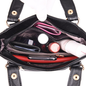 Wholesale Simple Shopping Bag Texture Handbag Women's Large Capacity Single Shoulder Diagonal <b>Tote</b> Bag New Women Bags - Product Image 5