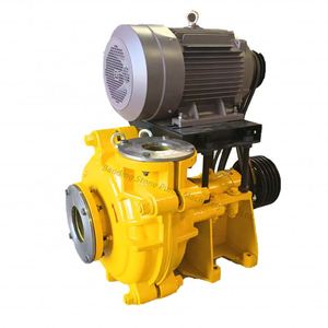 Pompe à boue horizontale industrielle robuste 6/4 pouces à turbine ouverte, pompe centrifuge monophasée pour eau - Product Image 1