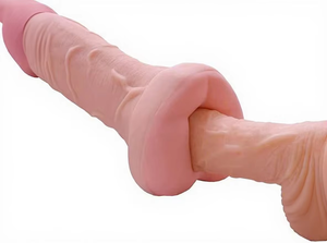 Jouet sexuel XLN 2-en-1 en TPE souple pour couples gays et lesbiennes, célèbre Godemiché anal, avec fonction d'exercice de <span class=keywords><strong>film</strong></span> inversé, Taille XL - Product Image 1