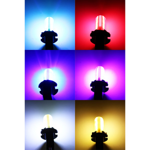 Luz LED de silicona para matrícula de coche T10 COB 12SMD, luz de lectura, luz de cristal W5W - Product Image 4