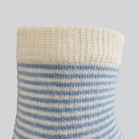 Calcetines Casuales para Bebé 100% Algodón - Diseño Clásico a Rayas, Tejido Antideslizante, Secado Rápido, Transpirables, Marca MU