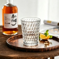 Verre à whisky Luminarc Vintage, coupe facetée, verre à whisky à la mode ancienne, pour hôtel, bar, restaurant