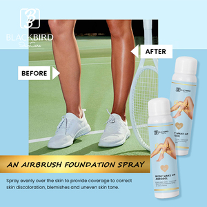 Nhãn Hiệu Riêng Longlasting Thảo Dược Tàn Ác Miễn Phí Cơ Thể Trang Điểm Aerosol Biểu Tượng Tùy Chỉnh Kem Che Khuyết Điểm Lỏng - Product Image 4