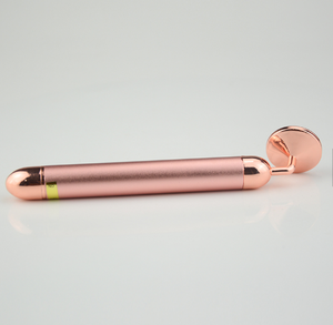 2020 monde meilleur vente produits jade rouleau facial soudé pierre naturelle quartz rose rouleau électronique - Product Image 1