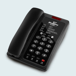 Prix de gros logo personnalisé Téléphone de chambre d'hôtel de la meilleure qualité Usage exclusif outre-mer Téléphone fixe filaire fixe - Product Image 3