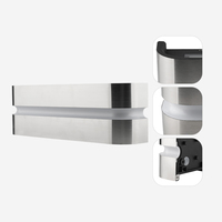 Applique murale d'extérieur moderne en acier inoxydable Lampe LED étanche