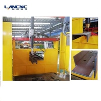 LANCNC-máquina de corte por plasma CNC de alta calidad, cortador de perfiles para H/U/L de acero/Sección de Robo/haz