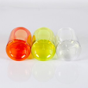 Customized Transparent Red Yellow Blue Capsule Bottle Pharmaceutical <b>Packaging</b> PET Plastic For Health Products With Screw Cap - Product Image 6