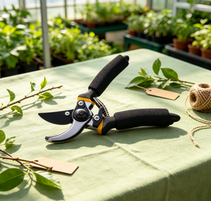 Meilleures ventes : Sécateur de jardin avec lame en acier et poignée en éponge pour la taille des plantes et le support, logo personnalisé - Product Image 1
