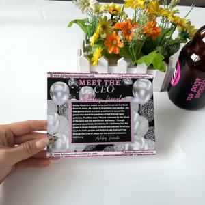 Cartes papier à impression personnalisée <span class=keywords><strong>Carte</strong></span> de remerciement <span class=keywords><strong>Carte</strong></span> de vœux pour petites entreprises avec enveloppe et autocollants - Product Image 1