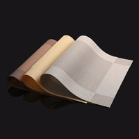 Napperon domestique résistant à la chaleur isolation thermique imperméable et anti-brûlure napperon en PVC tapis de table à manger