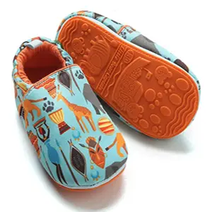 Katun Nyaman Bayi Baru Lahir Laki-laki Sepatu Mokasin Bayi Laki-laki Perempuan Sol Lembut Produsen Sepatu Berjalan