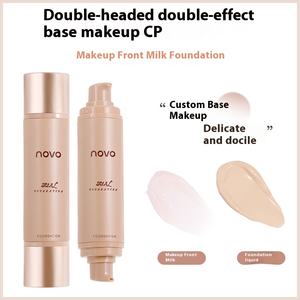 نوفو جوهر 2 في 1 ترطيب التمهيدي وتغطية طويلة الأمد الأساس تأثير مزدوج للبشرة الجافة - Product Image 5
