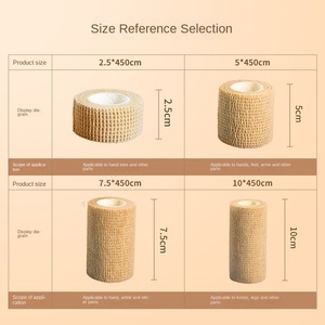 5cm x 4.5cm thể thao tự dính băng bác sĩ thú y kết thúc tốt đẹp Băng ngón tay khớp y tế Viện trợ đầu tiên Kit Pet băng đàn hồi - Product Image 3