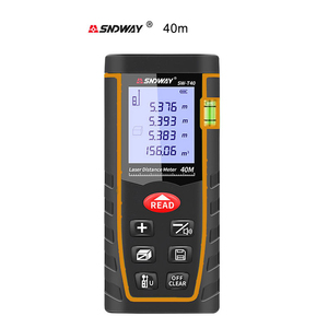 Medidor Láser Mini SW-T40, Rango de 0.05-40m, Función de Autocalibración, Telémetro Láser Portátil - Product Image 1