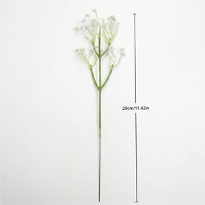 Feuilles d'eucalyptus artificielles, branche unique, haute simulation, décoration intérieure, mariage, verdure, fleurs en soie SL-A176 - Product Image 3