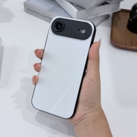 Coque de téléphone personnalisée 2D par sublimation, vierge, en TPU, PC et plaque d'aluminium, pour impression par transfert thermique, compatible iPhone 17 18 Pro Max
