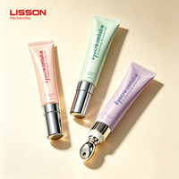 Tube souple personnalisé de 15 ml en alliage de zinc pour crème contour des yeux avec embout applicateur métallique – Emballage cosmétique pour gel contour des yeux