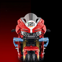 Guly 60569 2026 Nouveau MOC City Racing 820RR Kits de Modèles de Moto Rouge Superbike Briques Cadeau pour Adulte 2225 Pièces Ensembles de Blocs de Construction