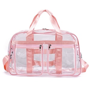 Sac de sport transparent imperméable avec fermeture éclair, unisexe, sangle réglable, pour la salle de sport, 36-55L - Product Image 4