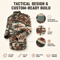 Uniforme tactique de jungle d'assaut pour le camping et la randonnée, style nouveau, résistant aux déchirures, vente en gros OEM KMS