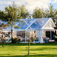 Tente dôme quatre saisons en aluminium et tissu PVC 6061 Marquee A-frame pour événements de projection, certifiée TUV CE