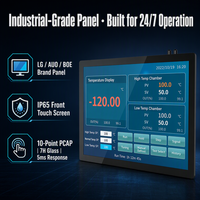 PC industriel tactile tout-en-un de 13,3 pouces avec écran capacitif pour systèmes HMI d'usine, de vente au détail et commerciaux