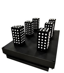 15W 3D Matrix LED muro di <span class=keywords><strong>luce</strong></span> in alluminio corpo E27 Base DMX512 Pixel Display per Hotel sfondo parete Night Club fase di illuminazione - Product Image 5