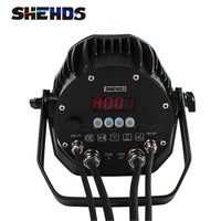 Projecteur PAR LED DMX extérieur étanche IP65 Shehds Par Can en aluminium 7x18W RGBWA UV