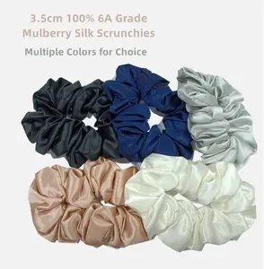 100% elastici in seta di gelso in vendita elastici ecologici fasce elastiche per capelli accessori per capelli donna