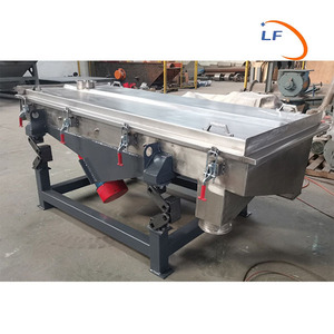 เครื่องร่อนน้ำตาลผงแบบสั่นสะเทือนพร้อมมอเตอร์ ปั๊ม เกียร์ สำหรับคัดกรองวัสดุแบบผง (10 กก.-10 ตัน/ชั่วโมง คาร์บอน) - Product Image 4