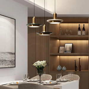 Lustre moderne pour hall d'hôtel, décoration de projet de luxe, luminaires suspendus en verre pour plafond - Product Image 2