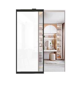 <span class=keywords><strong>Puerta</strong></span> Fantasma con Riel Invisible de Aleación de Aluminio, Diseño Postmoderno, <span class=keywords><strong>Puerta</strong></span> <span class=keywords><strong>Corredera</strong></span> Ultraestrecha sin Riel para Cocina - Product Image 5